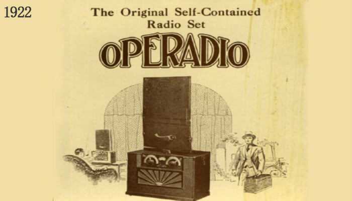 Early Operadio Printed Flyer